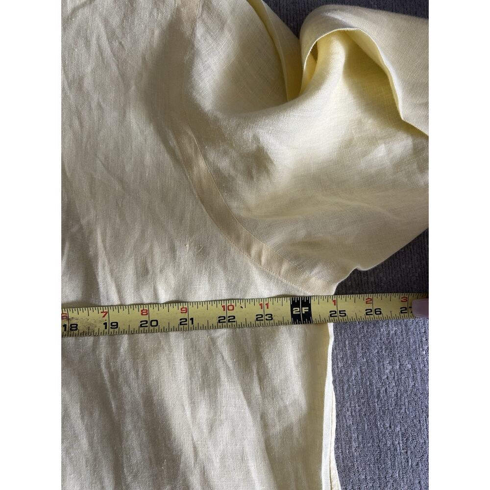 Men's Polo Ralph Lauren Yellow Linen Button Up Shirt Size XL Preppy Summer Beach - Picture 12 of 12